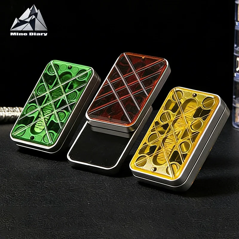 Metal Unlimited Pushing Slider Fidget Toys Novel Magnetism Fidget Slider ADHD Desk Magnet Toy for Anxiety and Stress Relief