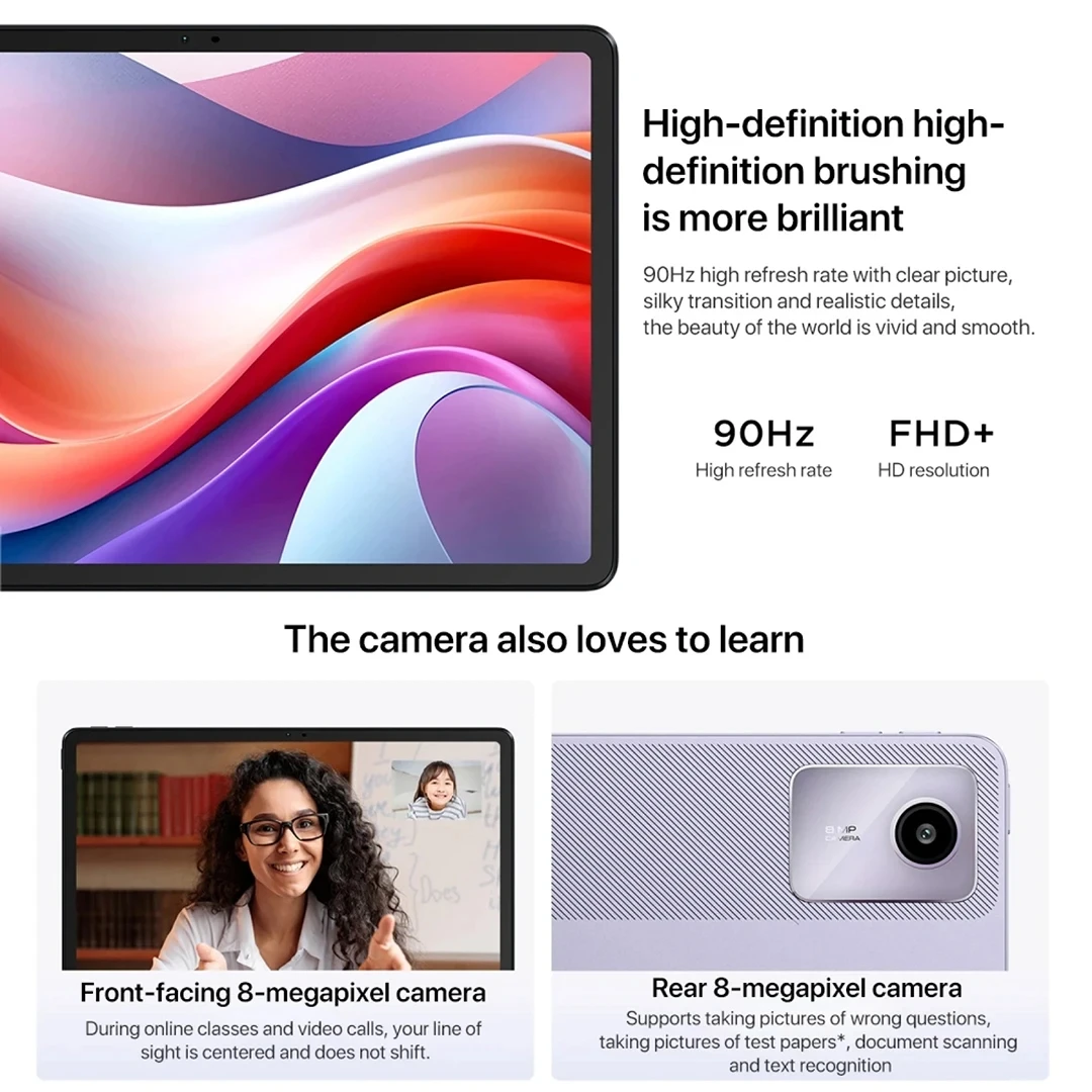 Lenovo Xiaoxin Pad 2024 11 pollici Qualcomm Snapdragon 685 8+128G /6+128 Grigio Viola Firmware globale GPS WIFI 7040mAh Android