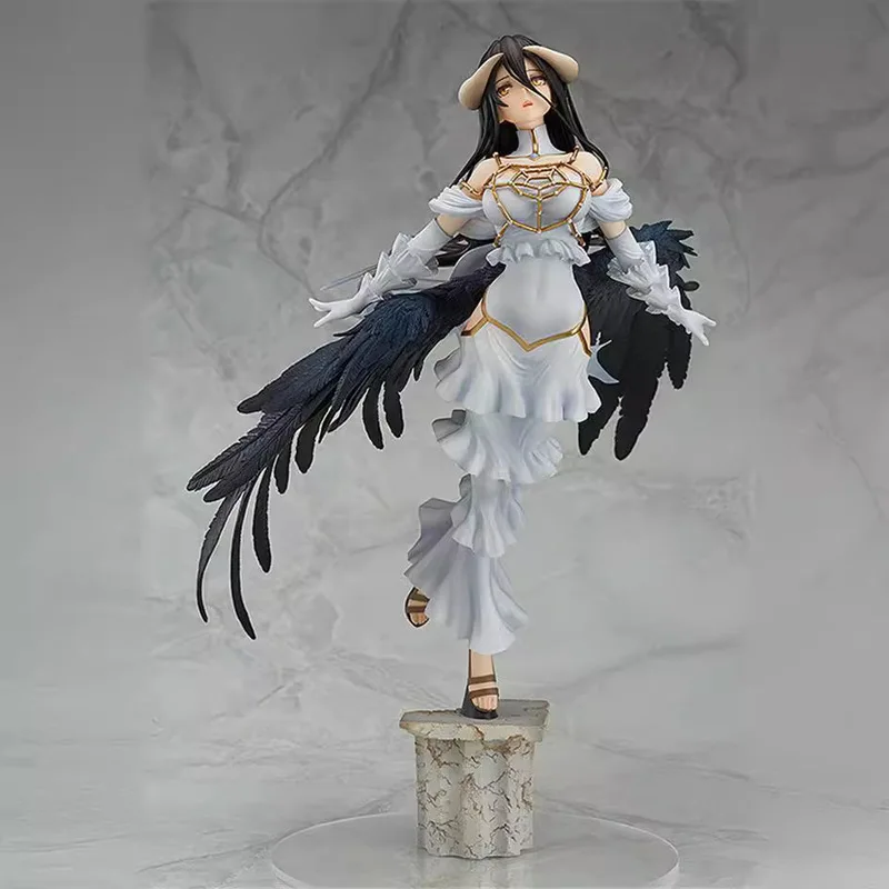 

29cm Overlord Albedo 2nd Generation Beautiful Girls Anime 1/7 Figure Model Statue Collection Desktop Decoration Ornament Toys