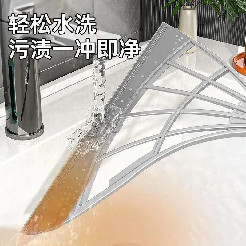 Magic Broom Wiper Broom Non-stick Hair Toilet Bathroom Mop Wet and Dry Use One Drag Clean