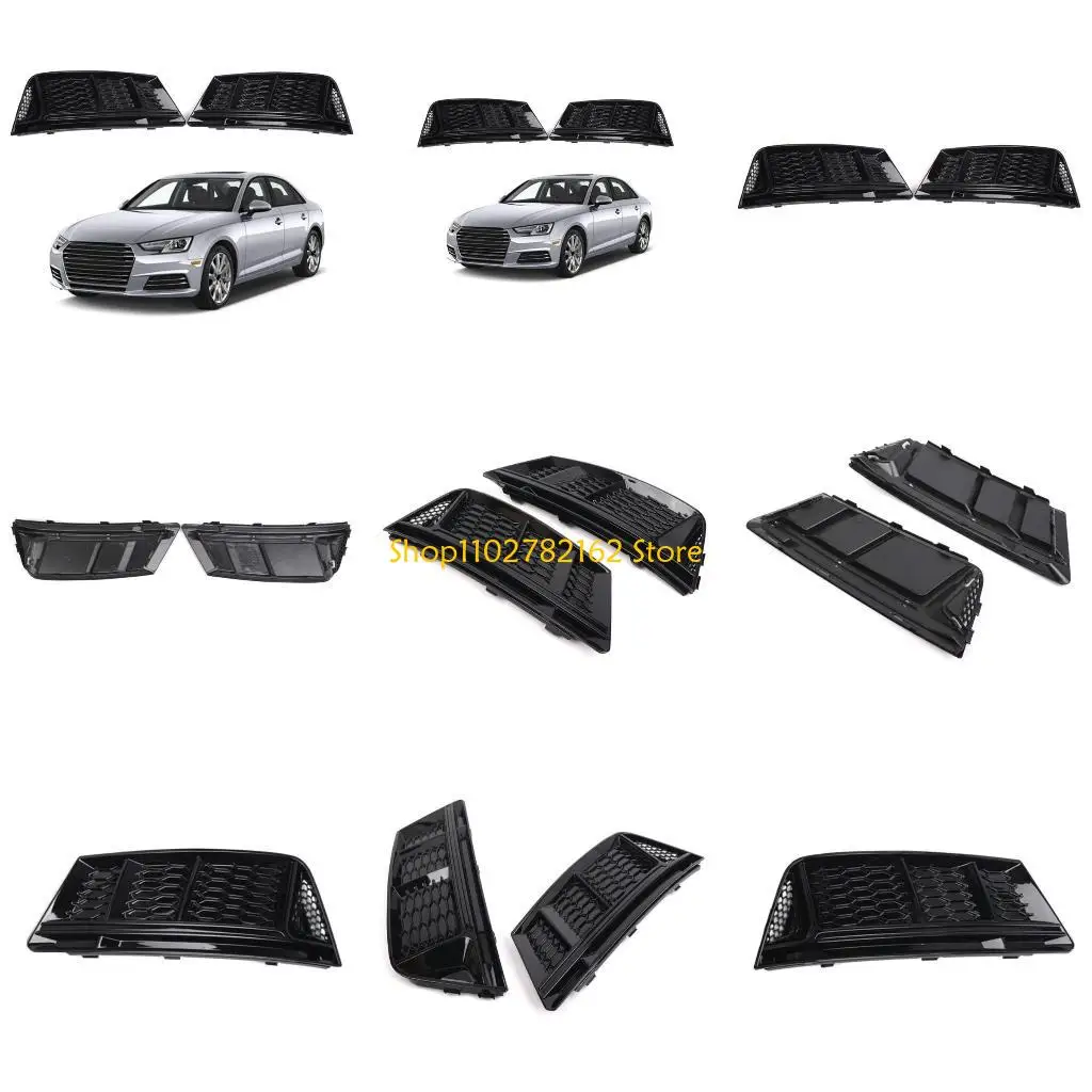 

547B For B9 2016 2017 2018 Fog Lamp Frame Grille Trim Light Cover Lower Bumper Grille