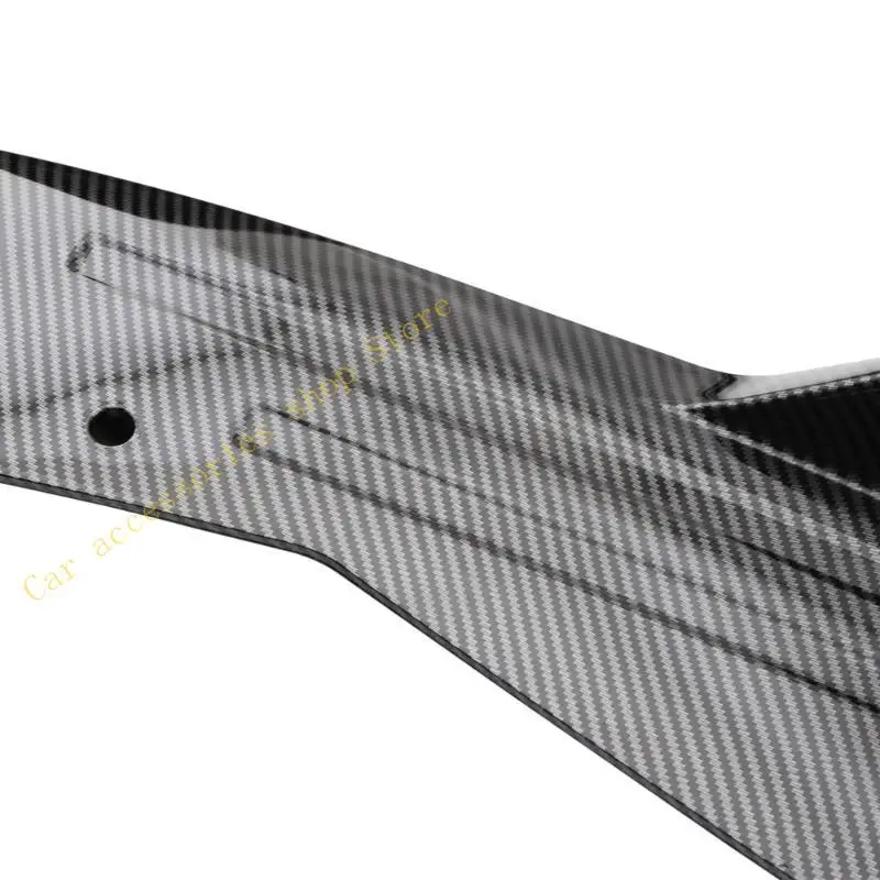 

T21E Car Rear Bumper Spoiler Lip Wing Trim with Mounting Screws Anti Crash Diffuser Wrap Splitter