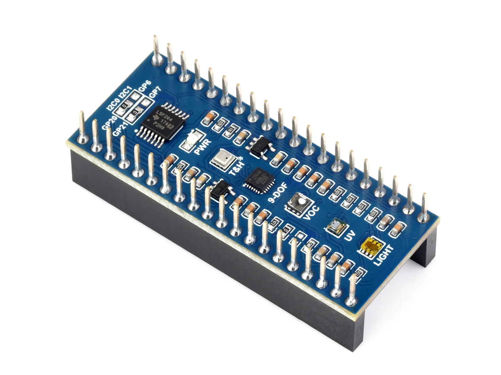 waveshare-environment-sensors-module-for-raspberry-pi-picoi2c-busonboard-tsl25911fn-digital-ambient-light-bme280-icm20948