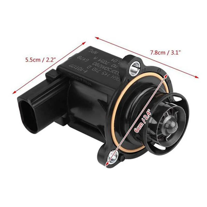 DV إعادة تدوير صمام تحويل توربو الملف اللولبي صمام 06H145710D ل A3 A4 A5 TT VW باسات جيتا بيتل جولف تيجوان