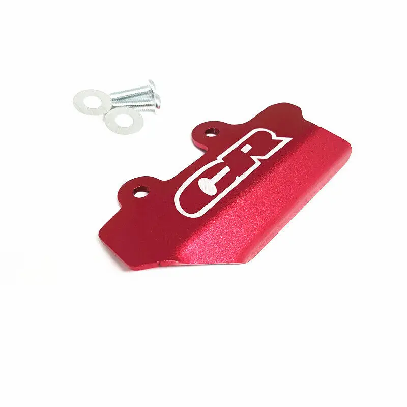 Motorcycle Accessories CR LOGO Rear Brake Master Cylinder Guard Cover Protector For HONDA CR250R CR125R CR500R CR 250R 125R 500R