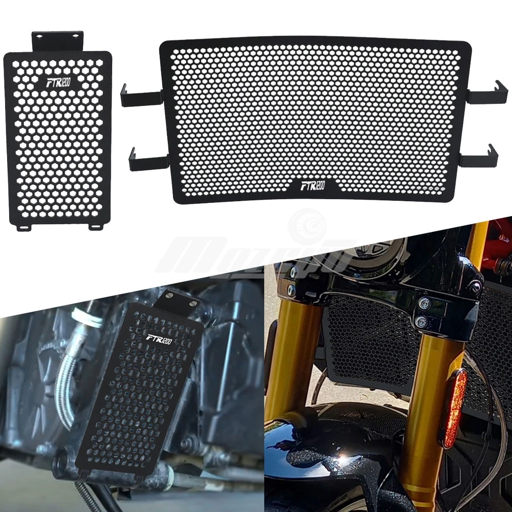 

FOR INDIAN FTR1200 2019- FTR 1200 CARBON/RALLY 2020 2021 2022 2023 2024 2025 Motorcycle Radiator Grille Guard Cover Protector