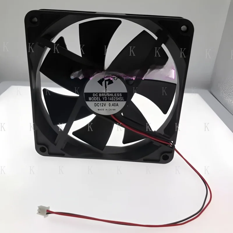

C FOR 1PCS YD14025HSL DC12V 0.4A 14025 14cm 2-Wire Cooling Fan # A6–27