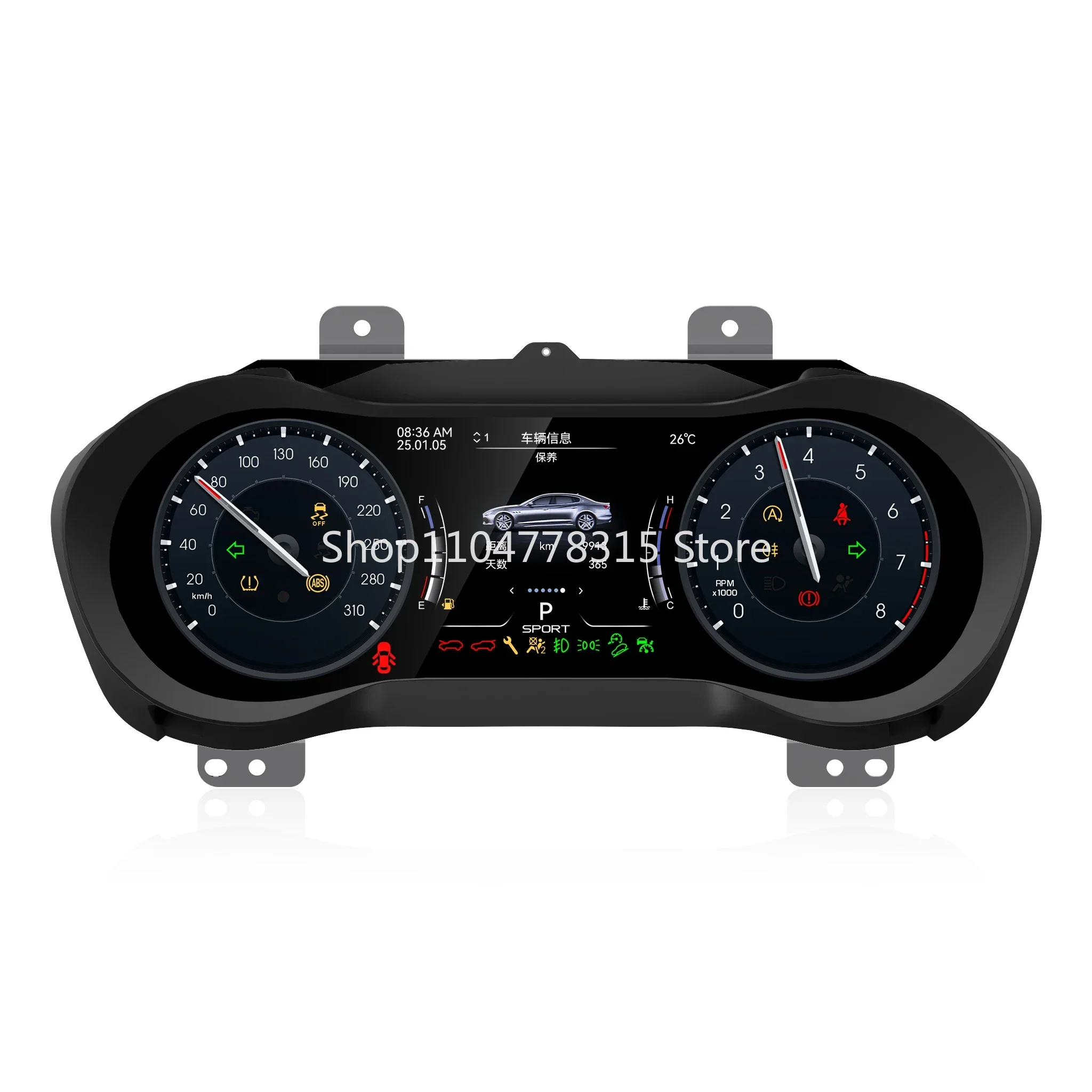 

Новый для Maserati Ghibli 2014-2023, автомобильный цифровой кластер, автоматический ЖК-дисплей, приборная панель, спидометр, обновление виртуальной кабины