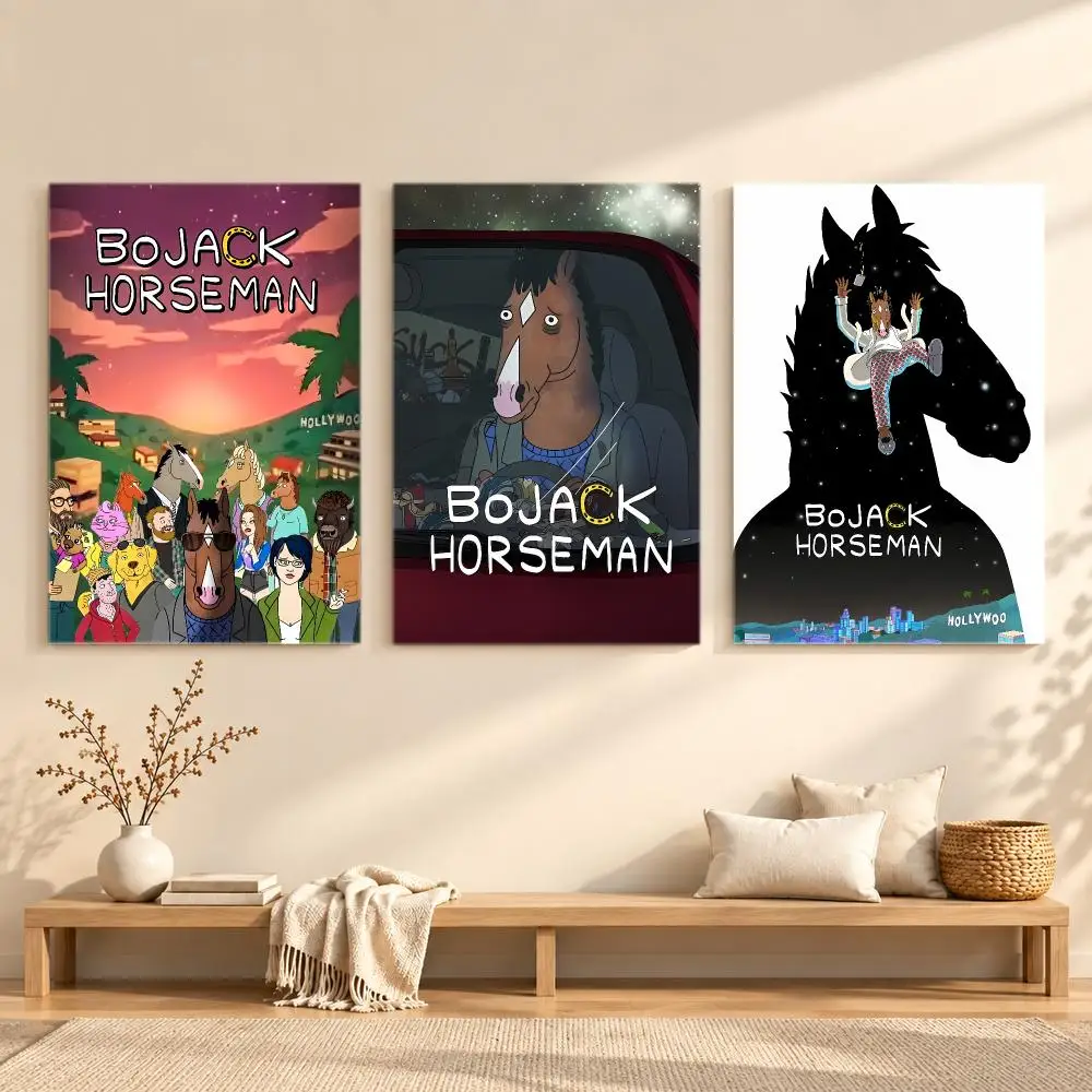 Adult Animation Series B-BoJack Horseman Poster Series Print Unframed Aesthetic Wall Decor Gift Living Room Bedroom