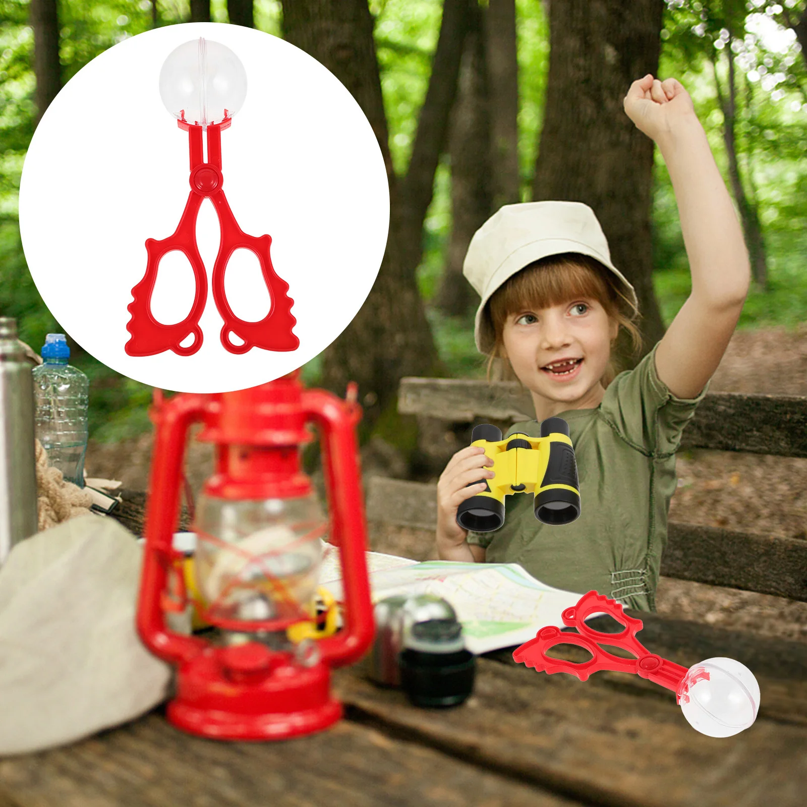 

Insect Catcher For Kids Multifunctional Outdoor Exploration Tool Safe Nonslip Grip Tongs Sensory Motor
