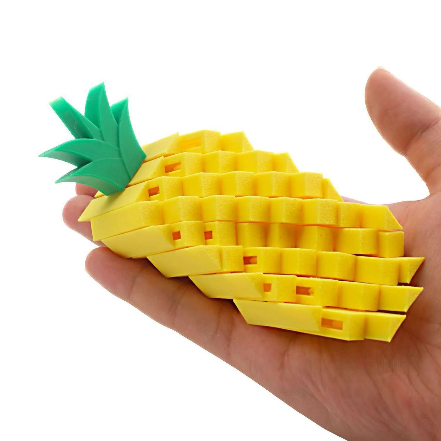 Creative Idea Pineapple 3D Printed Stretchable Fidget Sensory Focus Training Quite ADHD Anxiety Stress Relief Toys Novelty Gifts