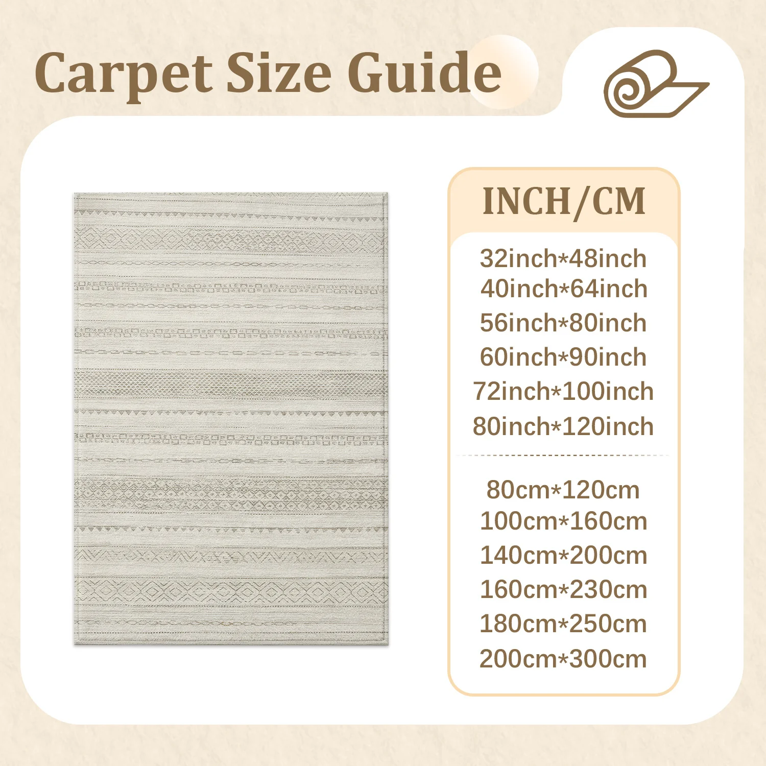 Large Indoor Area Rug, Soft Velvet Low Pile Floor Rug with Non-Slip Dotted Backing, Machine Washable Neutral Gray Vertical Geometric Stripe Boho Rug for Living Room Bedroom Entryway