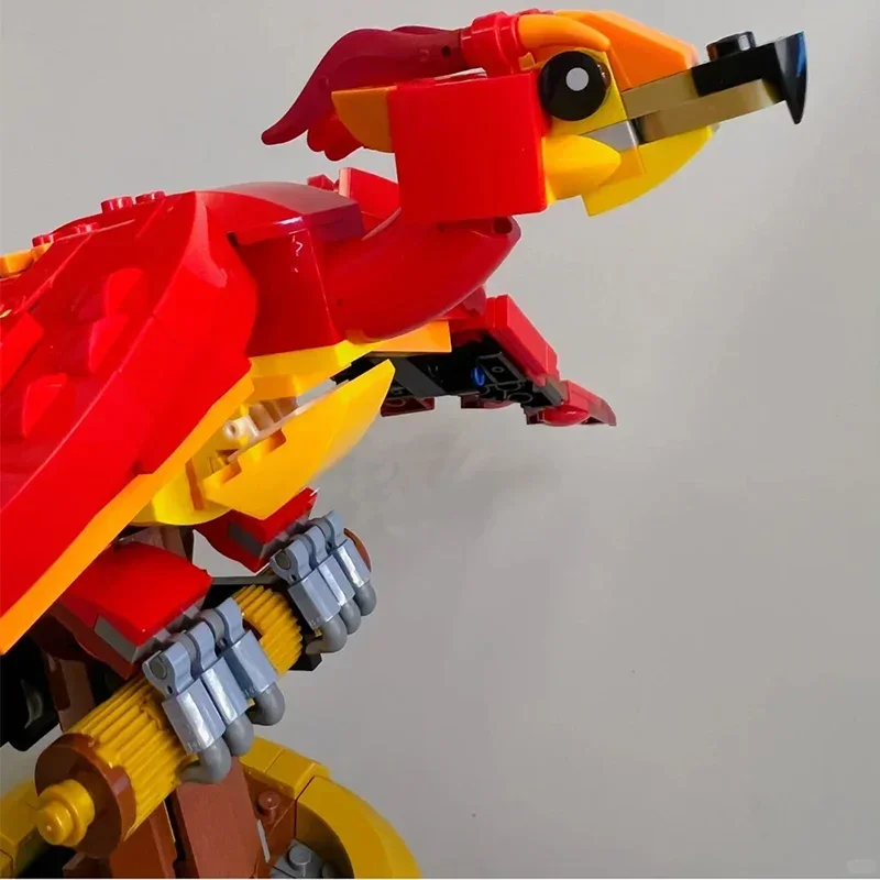 أفكار LEGP 597 قطعة الفيلم السحري المتوافق مع لعبة فينيكس اللبنات نموذج مجموعات Fawkes ألعاب أطفال للبالغين هدايا عيد الميلاد