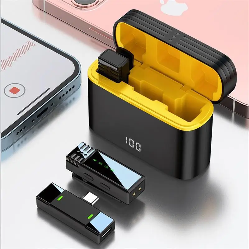 Xiaomi-micrófono Lavalier inalámbrico portátil, Mini micrófono con cancelación de ruido para Vlog, entrevista, transmisión en vivo, grabación de Audio y Video