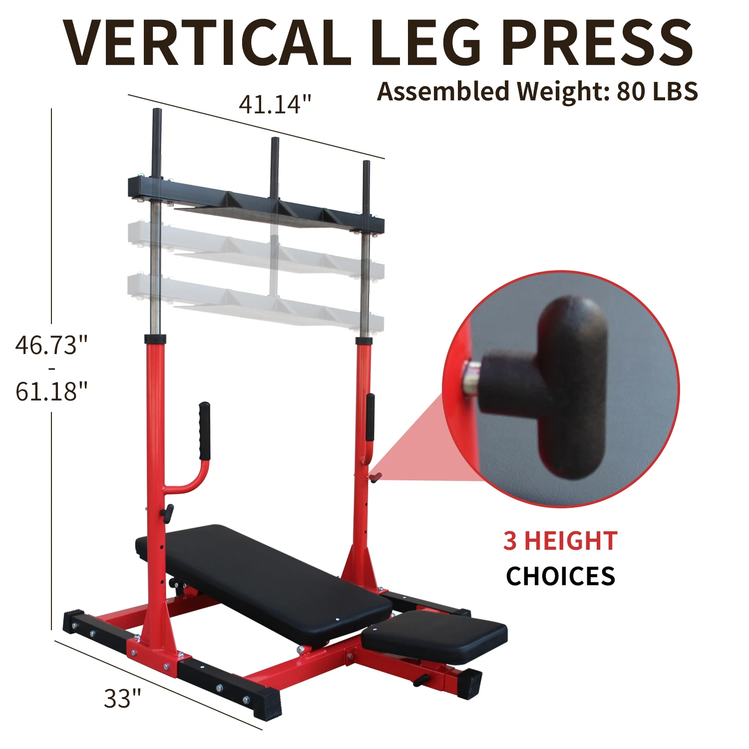 td-OEM Factory Commercial Leg - Vertical Leg Press ulasan dan harga