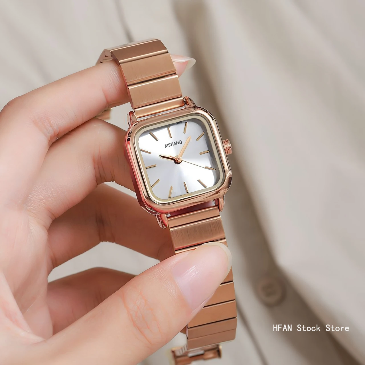 Luxury Women Watch Top Brand Fashion Steel Belt Ladies Quartz Wristwatch Montre Femme Beautiful Gifts Watches