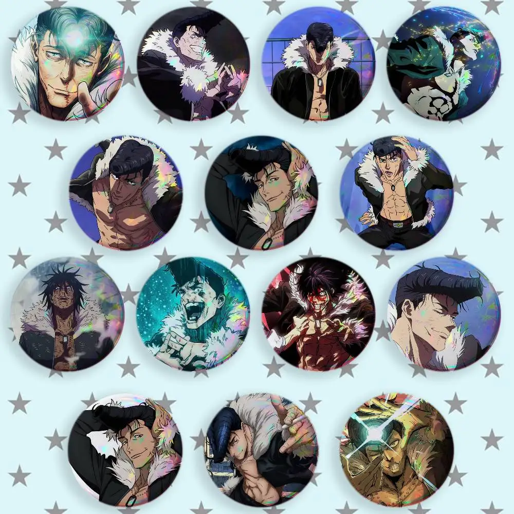 Ryu Ishigori Jujutsu Kaisen JJK Brooches Cartoon Badge Pins Backpack Hat Accessories Friend Gift