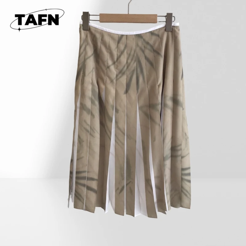 

Soft Summer Midi Skirt for Women High Waist Comfy A-Line Design Casual Office Skirt for Women High Waist Midi Solid Style AH1012