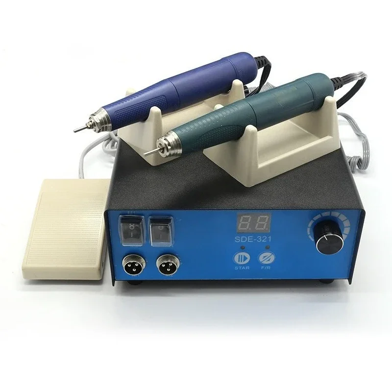High torque double pen engraving machine high speed double handle single control grinding and polishing machine 50000 rpm