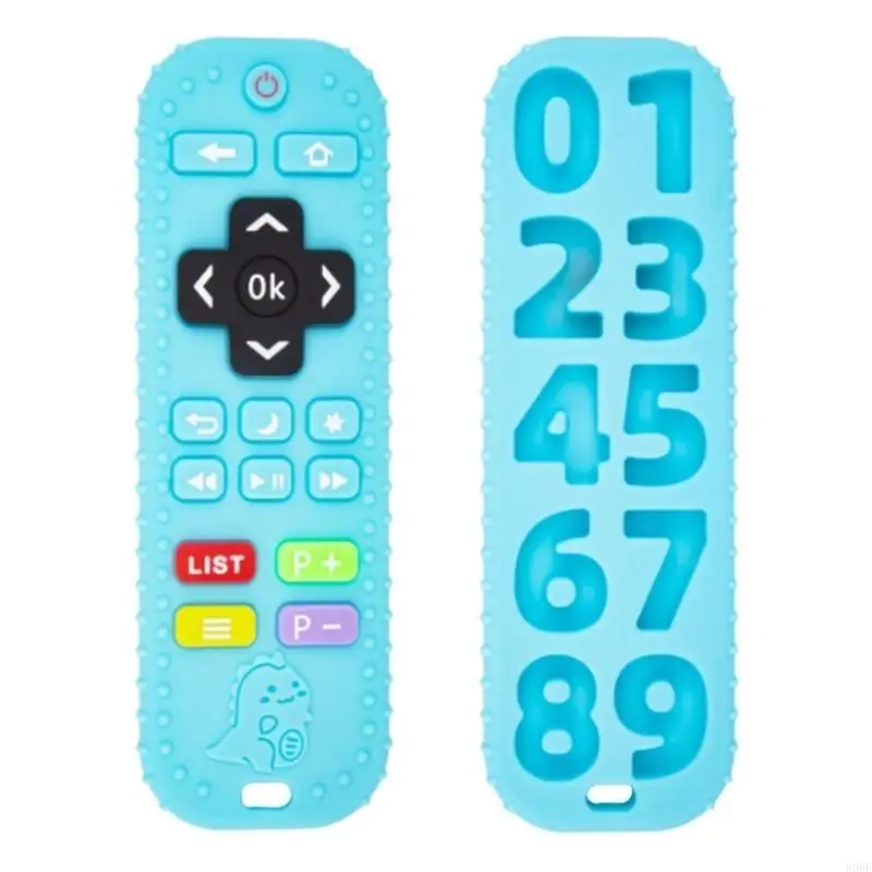 

E06F Silicone Baby Teething Toy Silicone Teethers for Babies Remote Control Toy