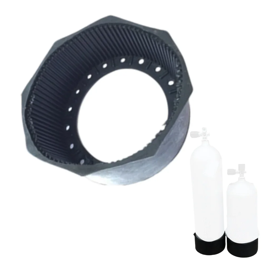 Scuba Diving Gas cylinder Base Round Rubber Tank Boot Base Protection Covor For 7-12L Gas Tanks Protection Accessories