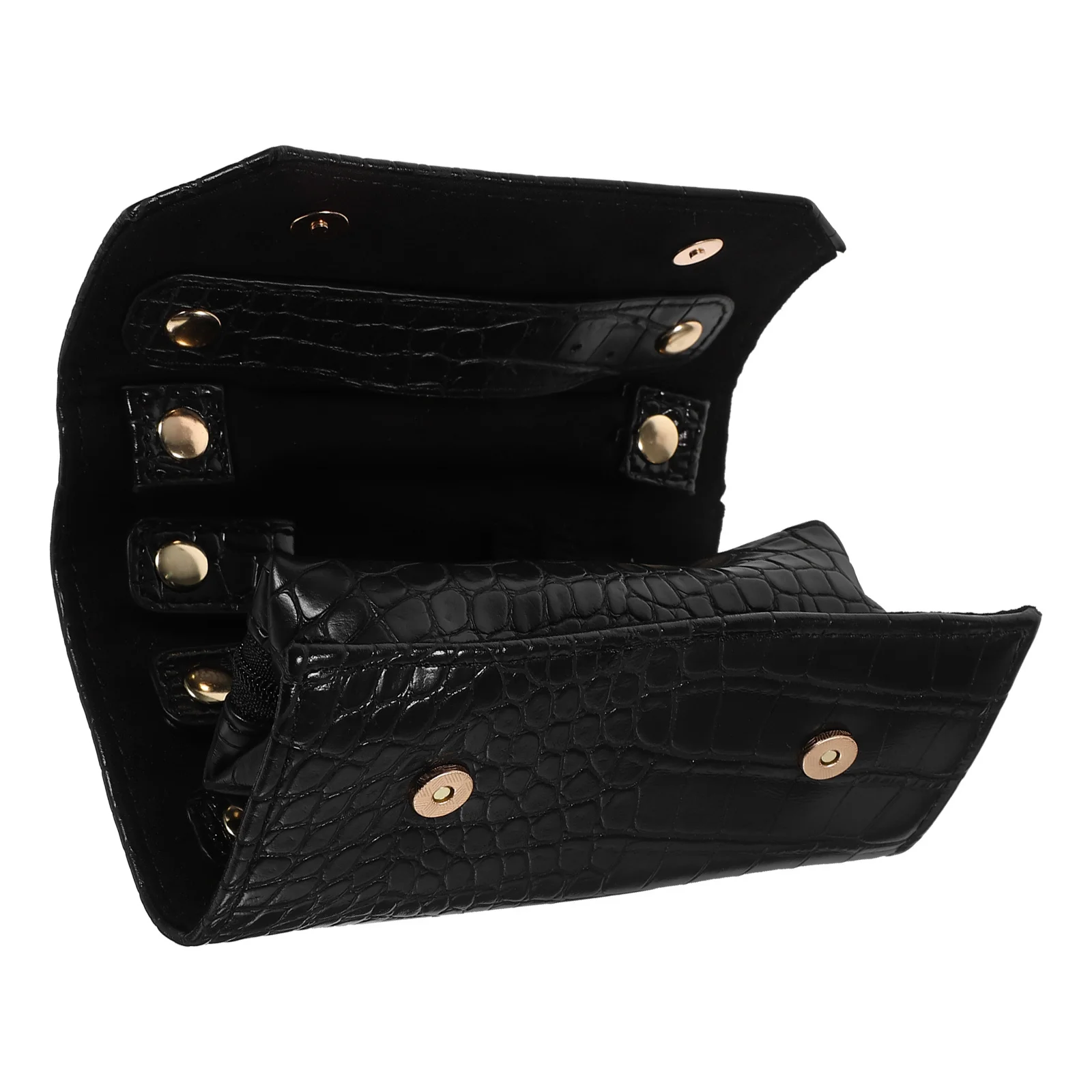 

Jewelry Storage Roll Bag Small Portable Travel Organizer For Necklace Earrings Rings Bracelet Foldable Dustproof Pouch Compact