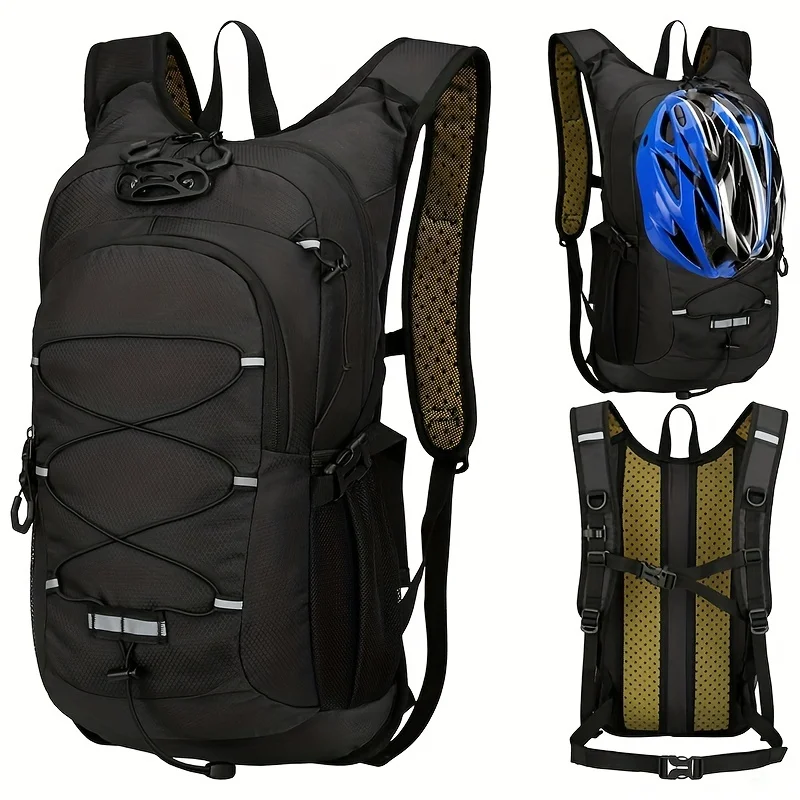 [ & ] 17L Outdoor Sports Cycling - Lightweight, Breathable, Comfortable Hiking Backpack - Secures Bicycle Helmets Trekking Poles