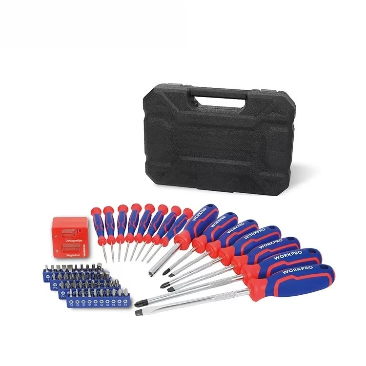 

56PC Multi Precision Screwdriver Bits Set Hand Tool Kit in a Box Slotted Phillips Screwdriver Tool Bits