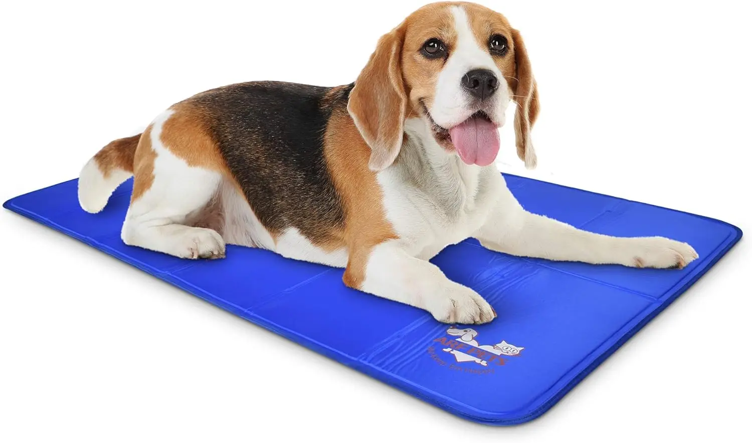 

Dog Cooling Mat 27” x 43” Pad for Kennels, Crates and Beds, Non-Toxic, Durable Solid Self Cooling Gel Material. No Refr