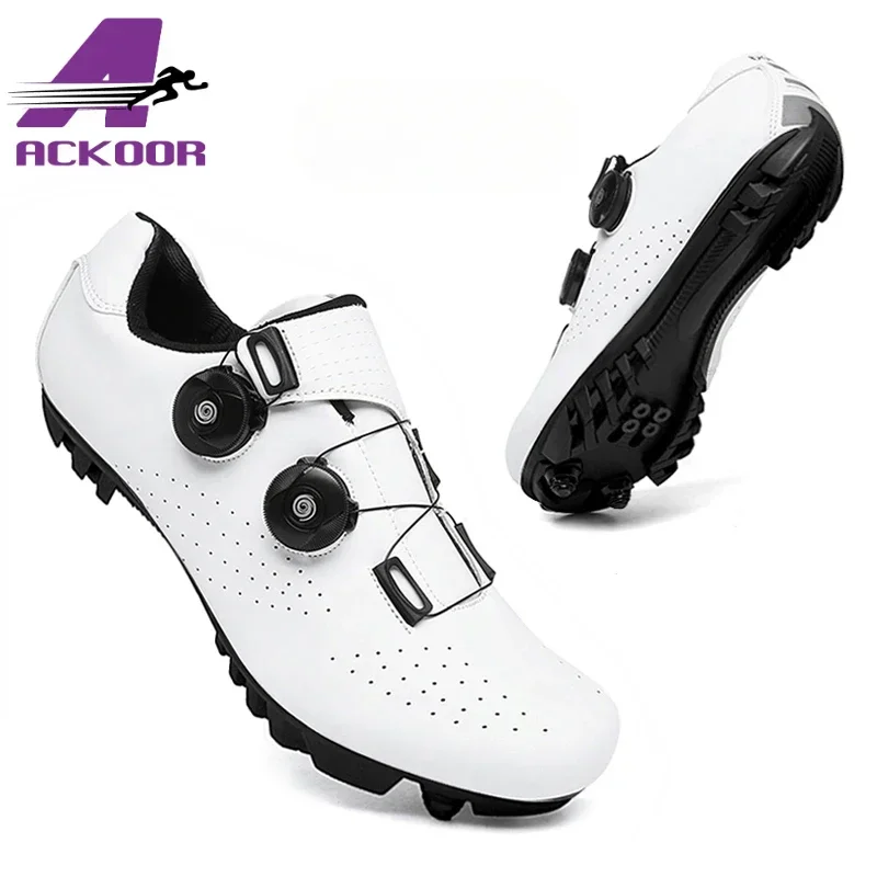 New Men's Cycling Sneakers, Unisex Road Cycling Shoes, Nonslip Mountain Bike Shoes, Racing, Outdoor, Women's Mountain Bike Shoes