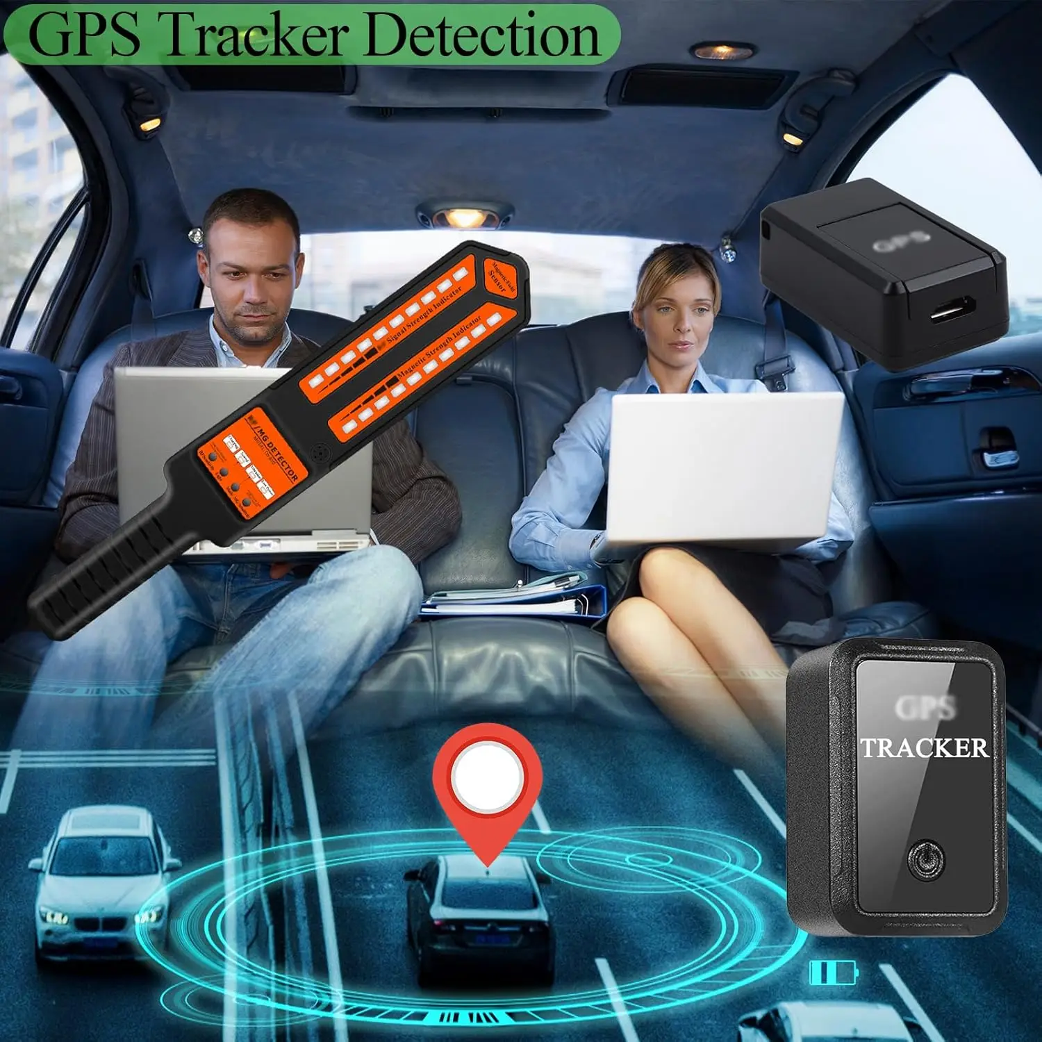 

Hacking Devies Detector Spy Gadget GPS Tracker/Wireless Camera Detect,10m Range,Secure Your Space with Hidden Cameras Bug Finder