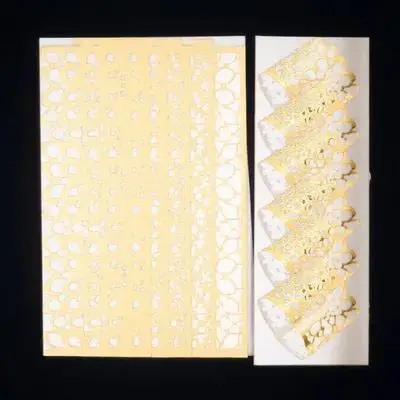 

50pcs Napkin Rings For Table Decor, Disposable Serviette Bands, Party Wedding Dinner Decoration, Hollowed Paper Ring, Hotel