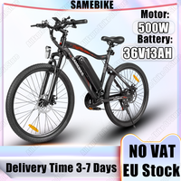 SAMEBIKE SY26-II Electric Bicycle 500W Brushless Motor 36V13AH Removable Battery Mountain E-bike 26 Inch Tire City Electric Bike