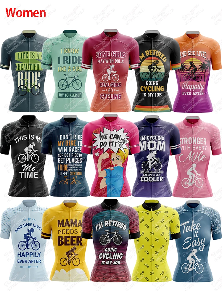 AliExpress Bouygues 17 styles Summer V8 Short Sleeve Cycling Jersey Breathable Racing Sport Bicycle Jersey Women Cycling Clothing Short Bike Jersey