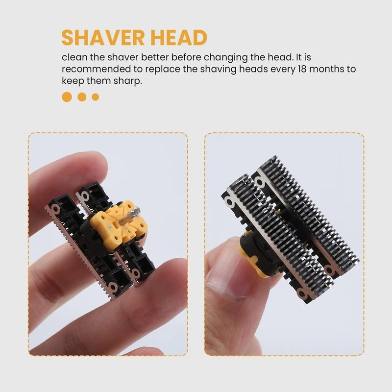 51S - Replacement Shaver Head for Braun Series 5 51S Razor, Silver