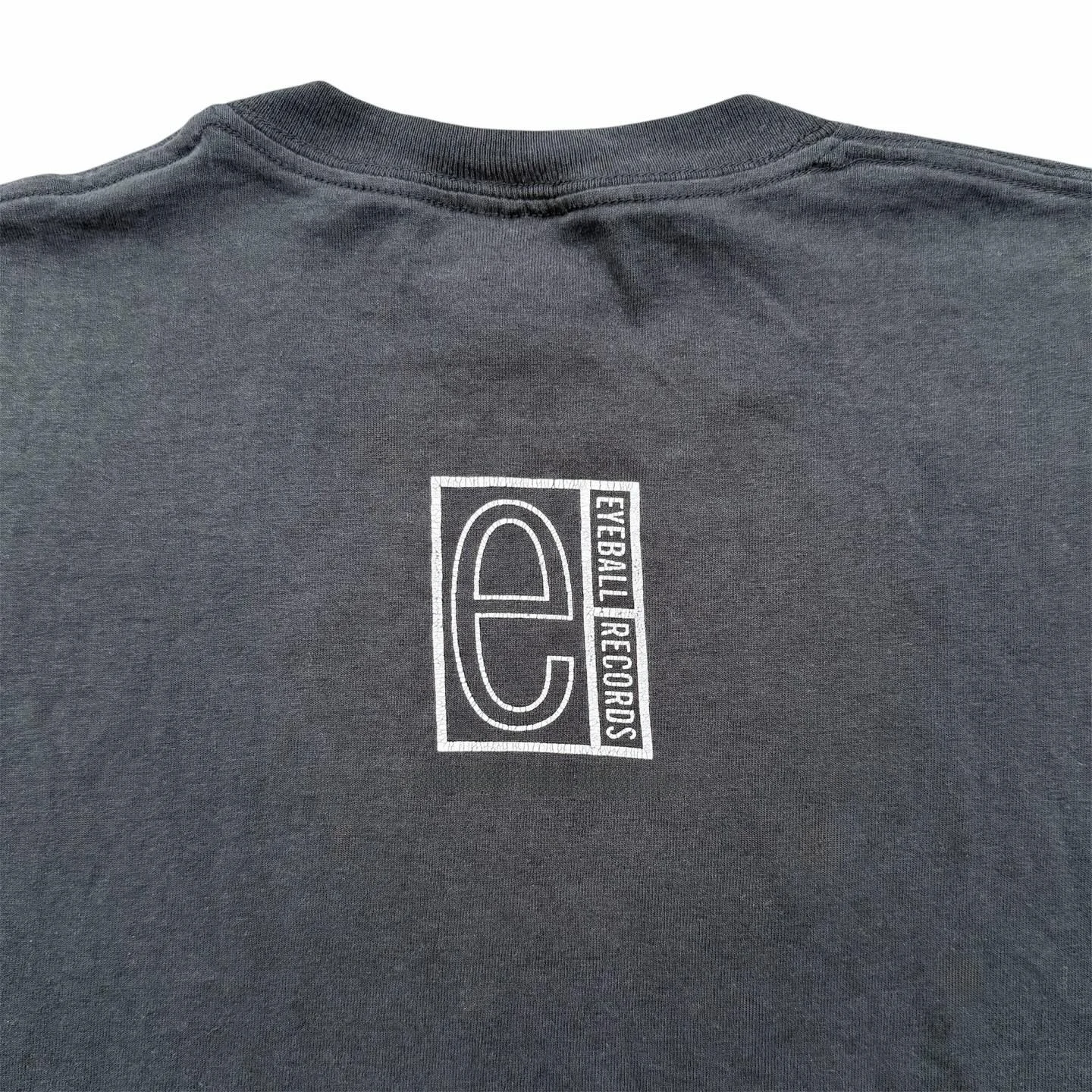 Dark Metal Style Short Sleeve T-Shirt Math Rock Band Themed Studio Wang Illness Retro American Core Cotton round Neck Tee