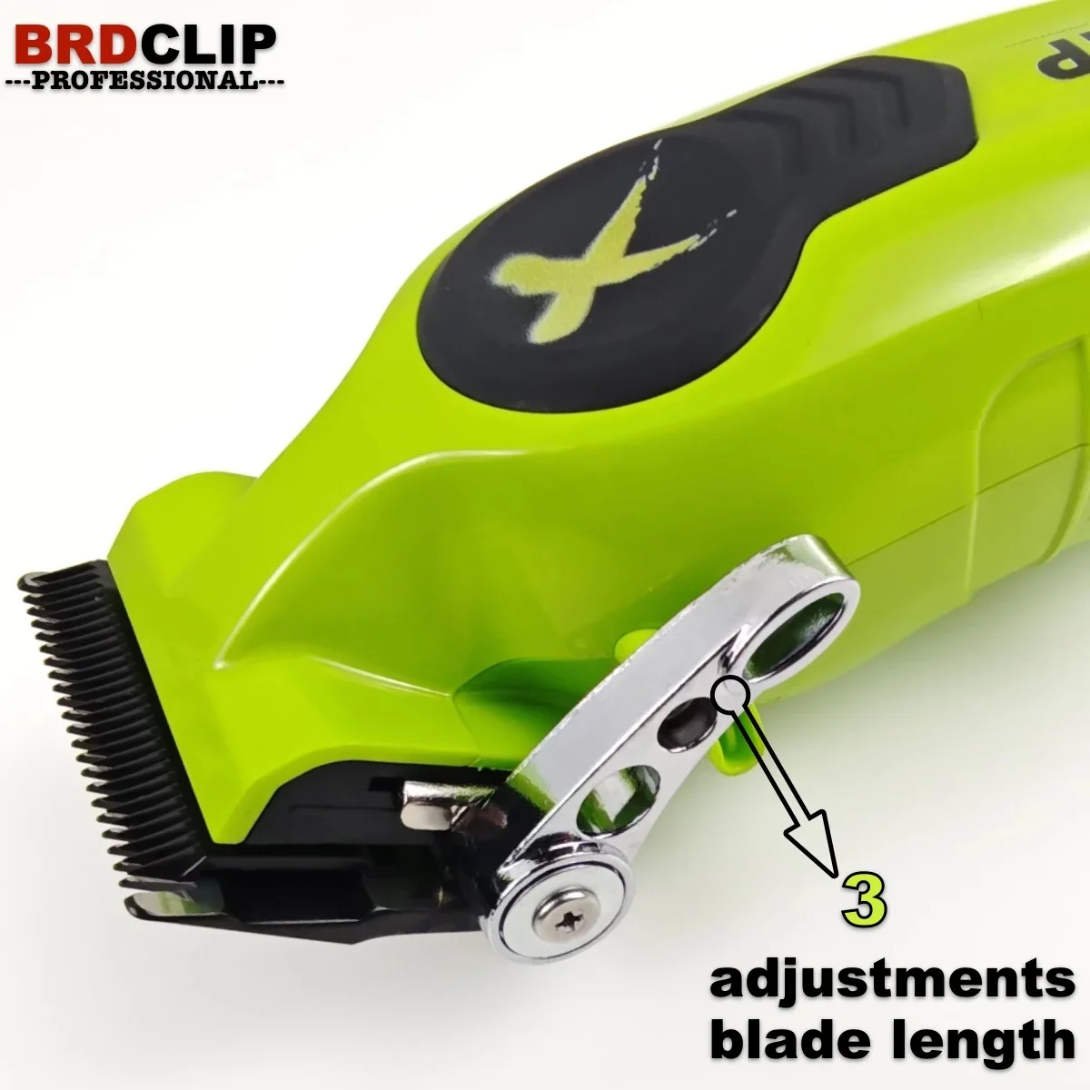 BRDCLIP Professional Electric Hair Clipper 7500RPM High-Speed Motor 2500MAH Trimmer DLC Blade With Base Barber Shop Salon FA1C