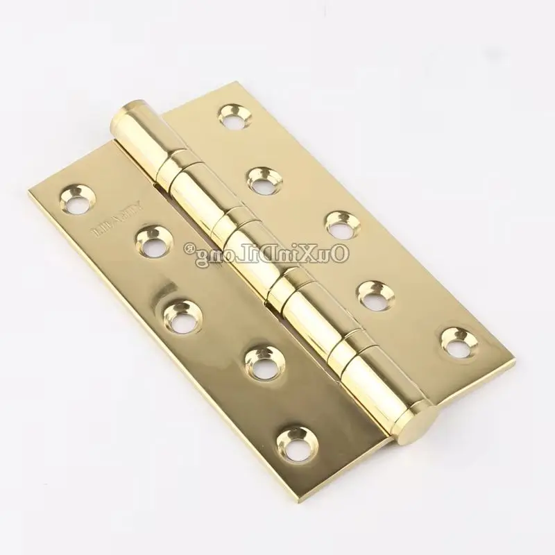 

High Quality 2PCS 5Inches Stainless Steel Door Hinges Mute Ball Bearing Furniture Hinges Smoothly and Mute Wooden Door Hinges