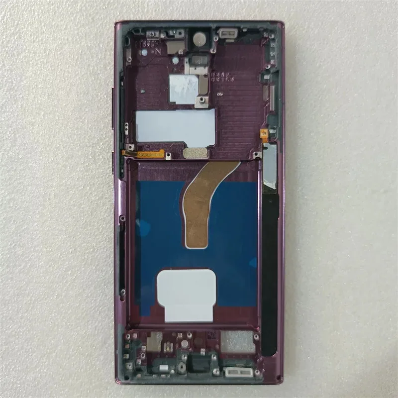 

Middle Frame Bezel For Samsung Galaxy S22 Ultra S908B LCD Plate Housing With side key