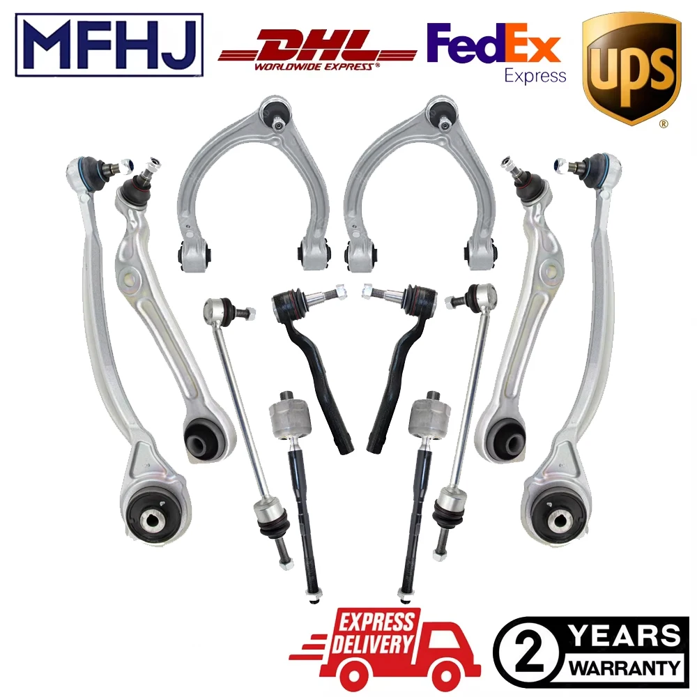 12pcs Front Upper Lower Control Arm Ball Joint Kit for Mercedes Benz W221 C216 2005 2006 2007 2008 2009 2010 - 2013