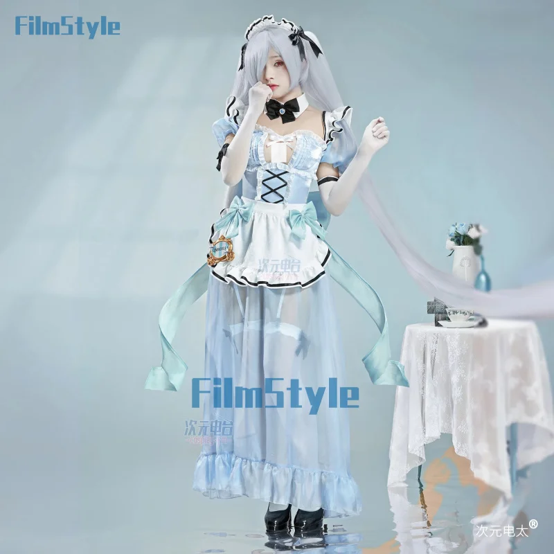

Goddess of Victory: Nikke Cinderella Cosplay Costume Women's Sweet Lolita Uniform Carnival Party Christmas Play Role Clothing