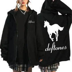 Deftones ํ์ดํธ ์งํผ ์
๊น๋ง๊ท ํํฉ ๋ก ๋ฐด๋ ์งํผ ์ค์จํฐ ํ๋ผ์ฃผ์ฟ ์ค๋ฒ ์ฌ์ด์ฆ ๊ธด ์๋งค ํ๋ ์ฝํธ ์งํผ streetwear