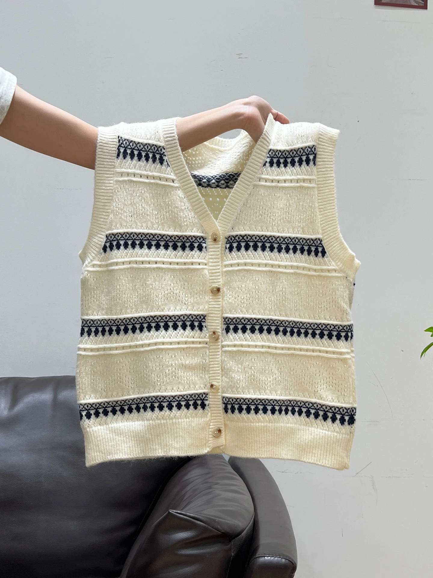 レディースニットロングスリーブベストトップセット秋冬アウターカーディガンレーストリムベースirtインナーウェア通勤sle