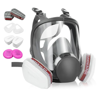 6800 full face breathing mask,2091 dust filter, widely used in organic gases, paint sprayers, chemicals, dust prevention