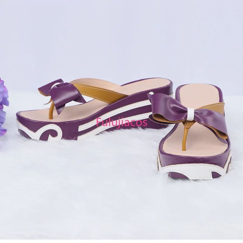 Fulujiacos genshin impacto sangonomiya kokomi cosplay sapatos anime estilo chinês dia das bruxas para homem jogo