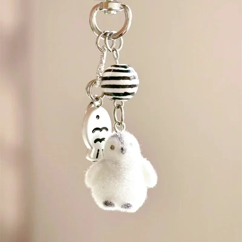 Cute Cartoon Seal & Penguin Keychain Pendant, Giftable