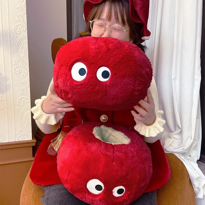 New Creative Cute Cartoon Sugared Gourd Plush Toys Soft Fluffy Chubby Chinese Dessert Toys Funny Toys For Children Home Decor