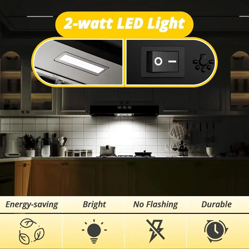 Popular. شفاط المطبخ الأسود مقاس 36 بوصة تحت الخزانة، غطاء المطبخ القابل للتحويل بدون مجاري/خلاصة تهوية من الفولاذ المقاوم للصدأ مطلي باللون الأسود #4