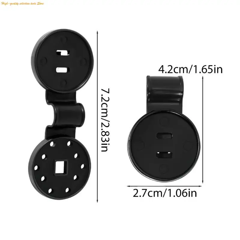 203f 20/50/100pcs Clip in tessuto tonalità plastica neri per rete da tonalità da sole