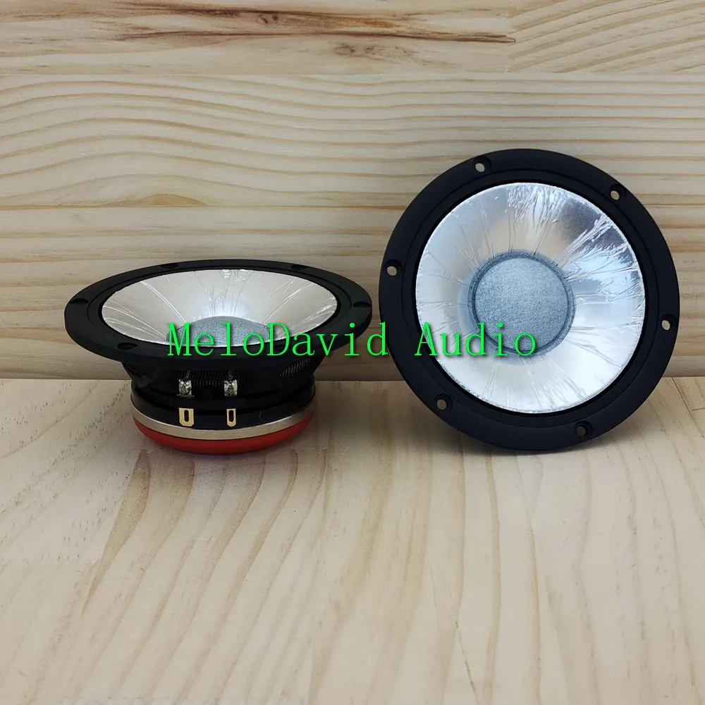 زوجان من مكبر صوت MeloDavid nautilus Studio مقاس 3.5 بوصة مخروط فضي نقي متوسط المدى